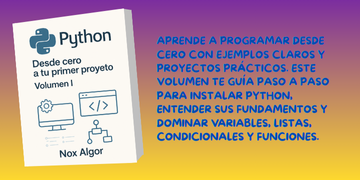 Python Volumen 1 - Desde Cero hasta tu Primer Proyecto